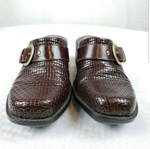 Leather Slip Ons, Mules, Clogs